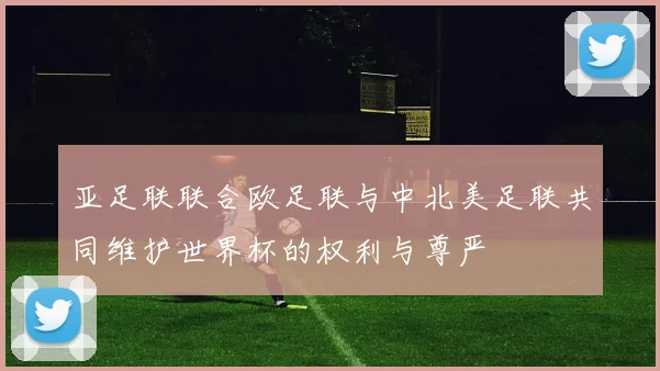 亚足联联合欧足联与中北美足联共同维护世界杯的权利与尊严